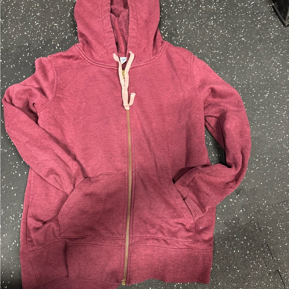 Women’s size small pink zip up